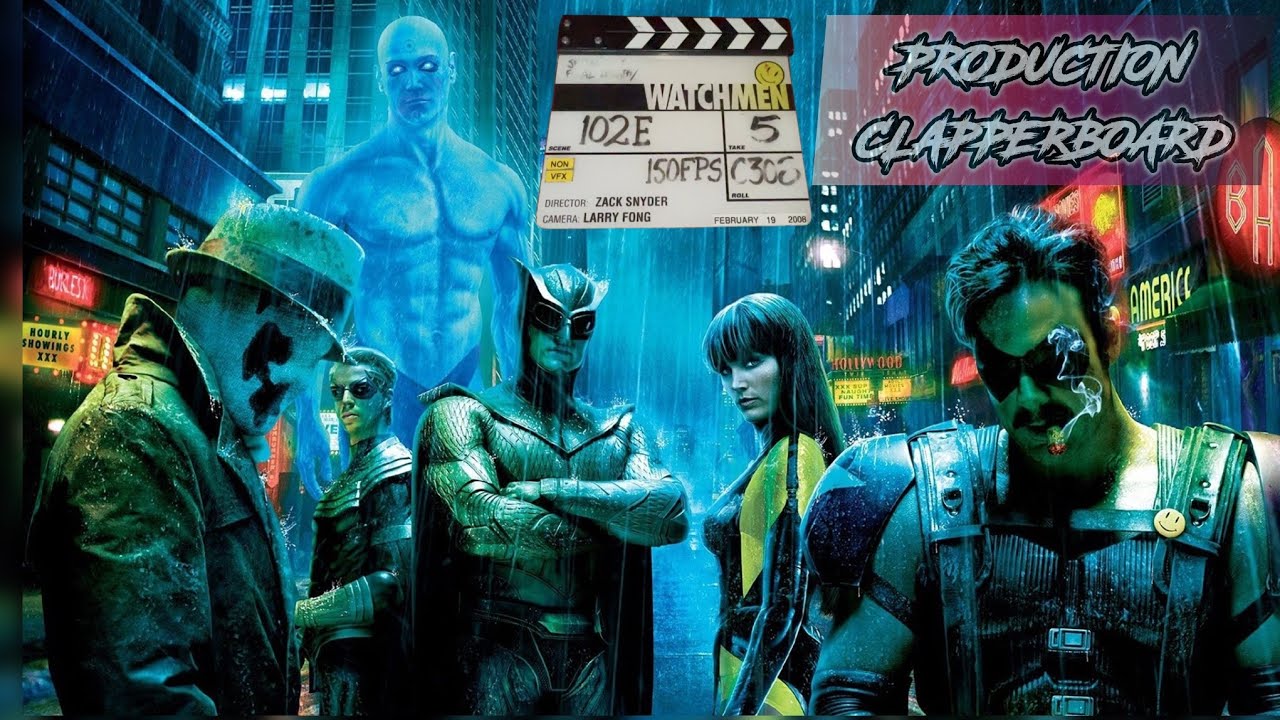 Watchmen (2009) Original Production Clapperboard