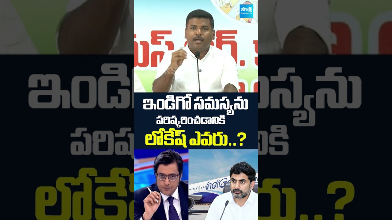 లోకేష్ ఎవరు..? #gudivadaamarnath Fires on #naralokesh #indigo #rammohannaidu #sakshitv