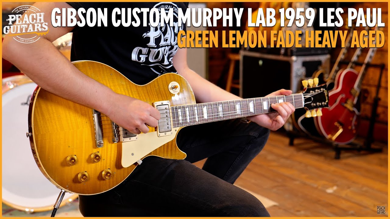 Gibson Custom Murphy Lab 1959 Les Paul | Green Lemon Fade - Heavy Aged