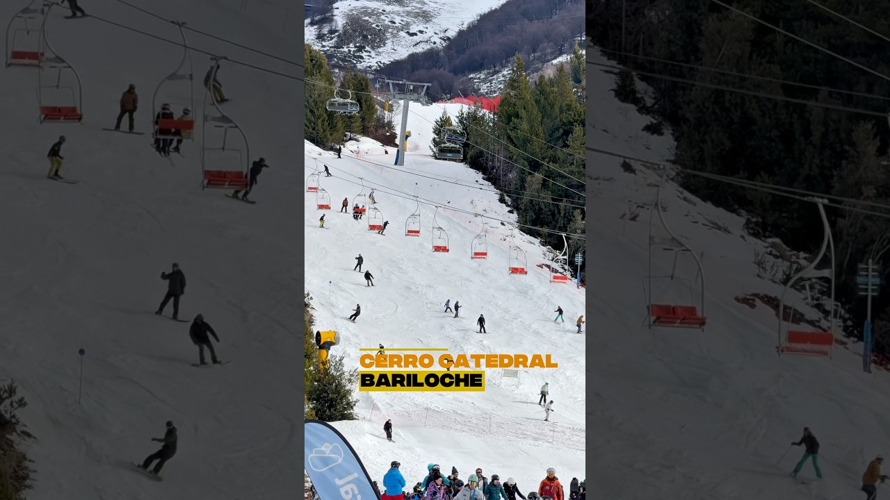 O Cerro Catedral em Bariloche, &eacute; o maior centro de esqui da regi&atilde;o. #bariloche #cerrocatedral
