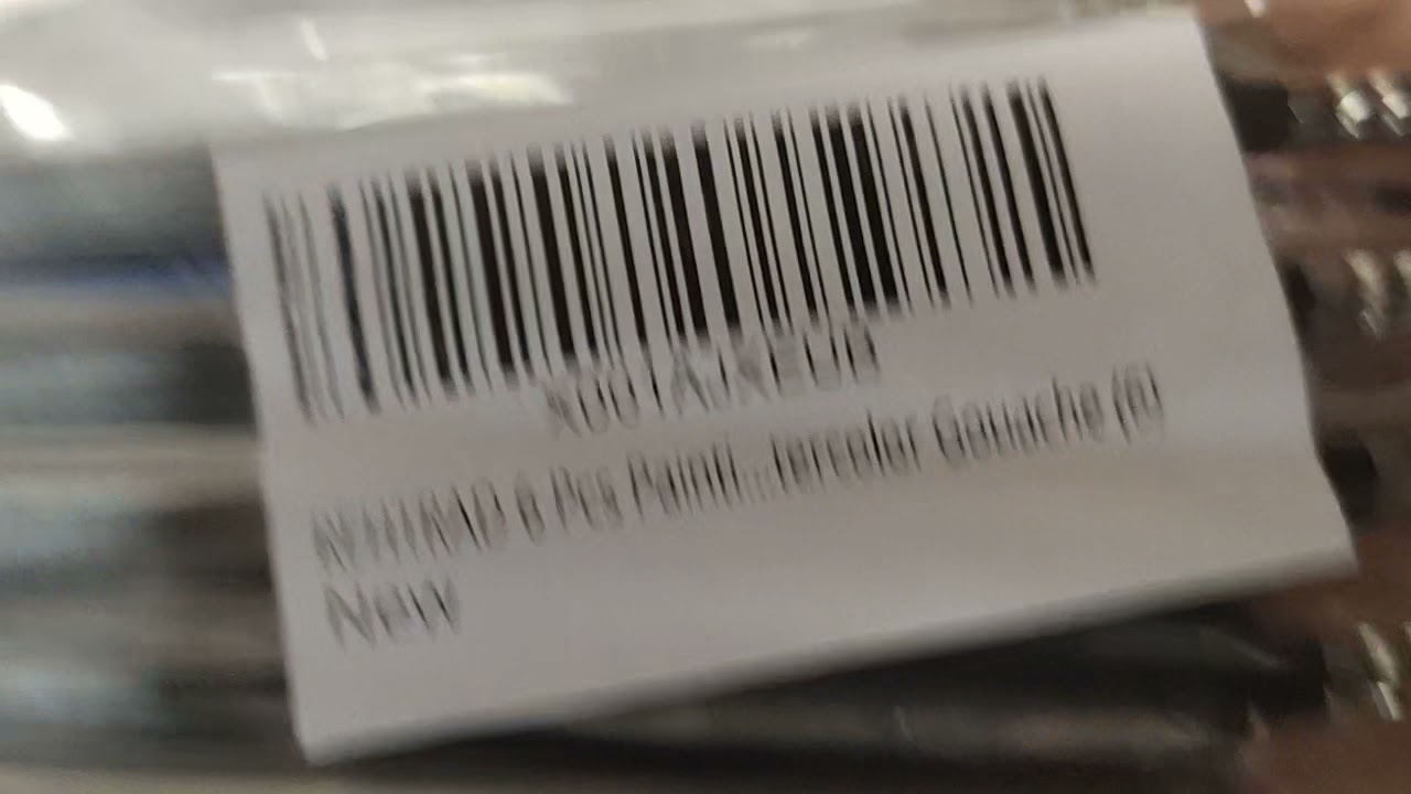 Unboxing 6 paint brush 000, 00, 0, 1, 2, 3,