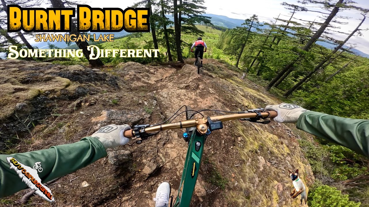 Mountain Biking on Vancouver Island- Burnt Bridge- Something Different