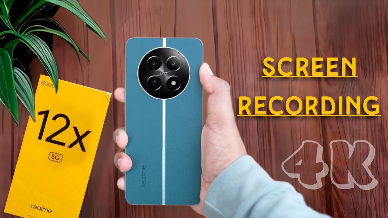 Realme 12x 5g Screen Recording Setting | Realme 12X me Screen Kaise Record Kare