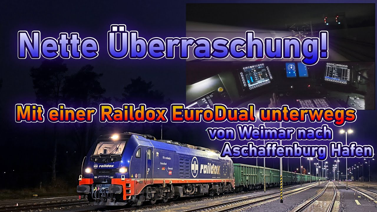 Nette Überraschung! Mit einer Raildox EuroDual unterwegs! (Eisenach-Hünfeld #2) | Lokführervlog #43