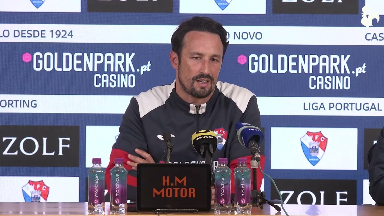 A antevisão do mister César Peixoto ao jogo de amanhã frente ao Sporting CP