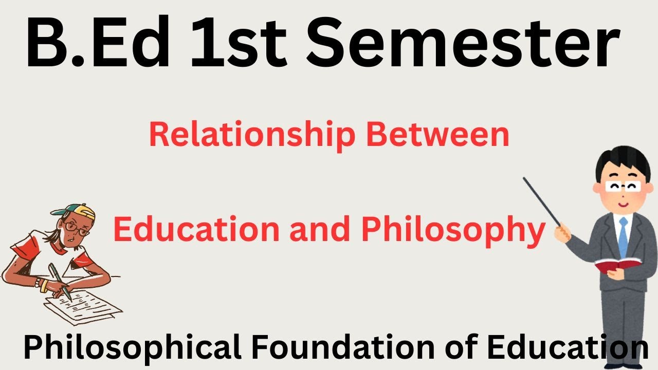 Relationship B/W Education & Philosophy | B.Ed 1st Semester | Philosophical Education | Important |
