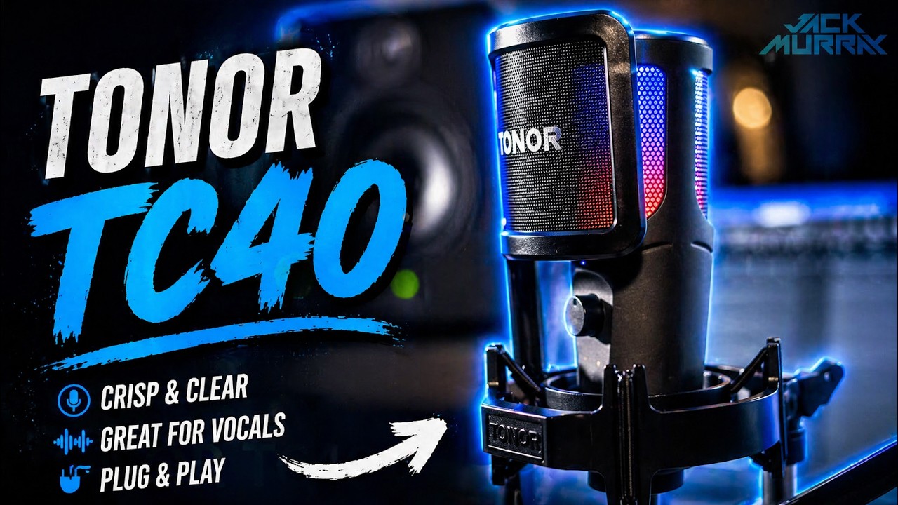 Best USB Condenser Mic in 2023? | Tonor TC40 RGB Review