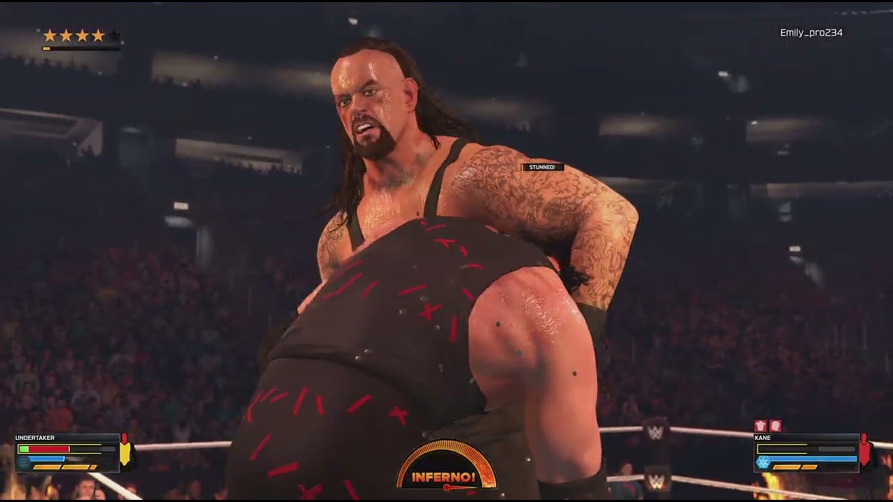 WWE 2K26 Kane vs undertaker Extreme death match