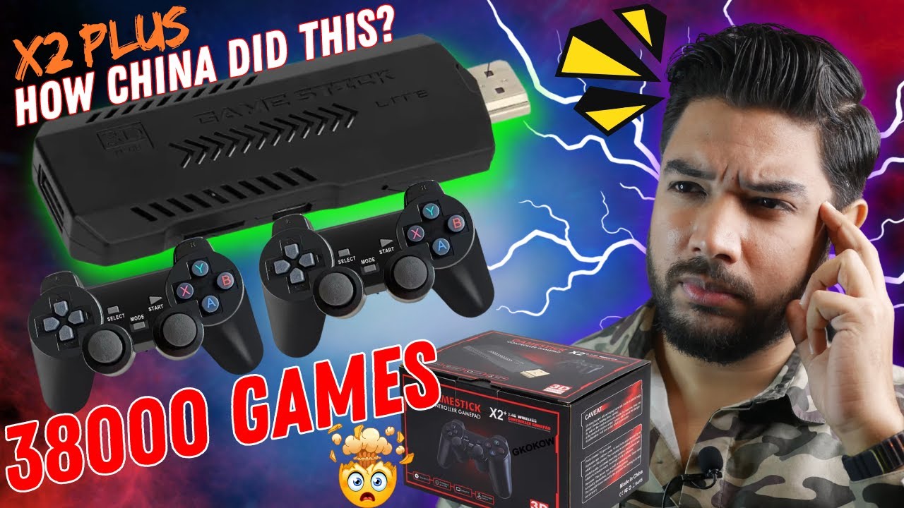 X2 Plus Game Stick Review | Best Game Stick In 2025 With Upto 40000 Retro Games And 40 Consoles 2025