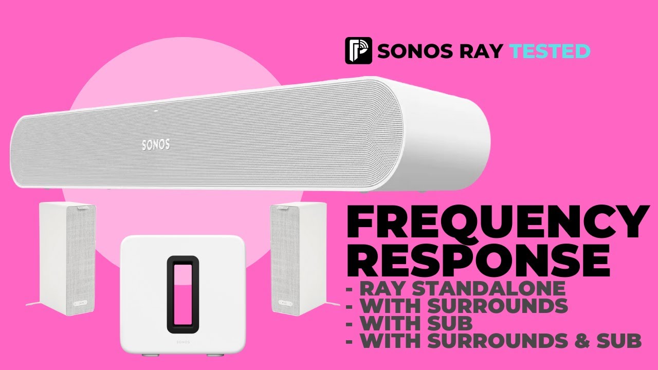 Sonos Ray all configuration Frequency Response Tested