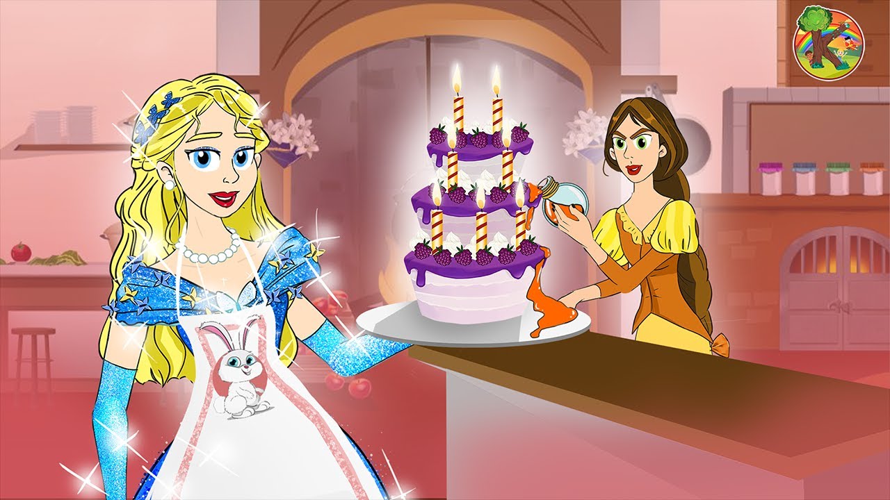 Prinzessin Cinderella - Geburtstagskuchen | KONDOSAN Deutsch - Märchen für Kinder