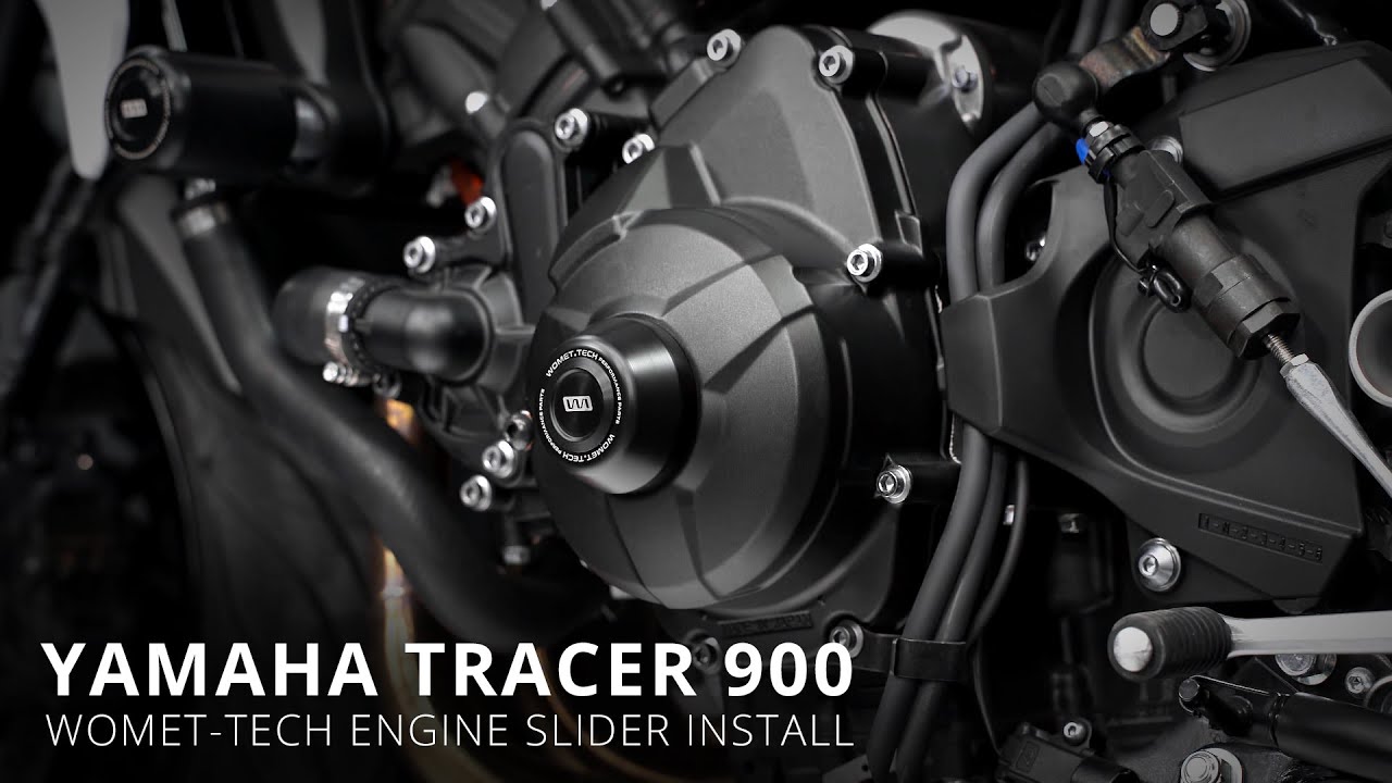 How to install a Womet-Tech Engine Slider on a 2018+ Yamaha Tracer 900 by TST Industries
