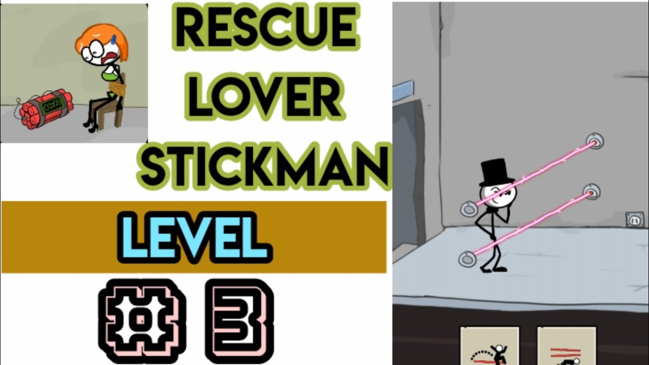 Prison Escape Stickman Adventure Rescue Lover New Update Level 3 (