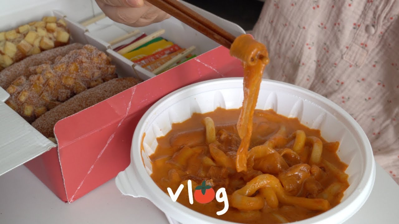 ENG) 여기서 더 터질 입이 있다는 게 놀라워 / 명랑 핫도그 마라로제 떡볶이 / 홈베이킹 아몬드품은 곰 / 순살 갈비찜, 삼겹살, 카레, 메밀김밥