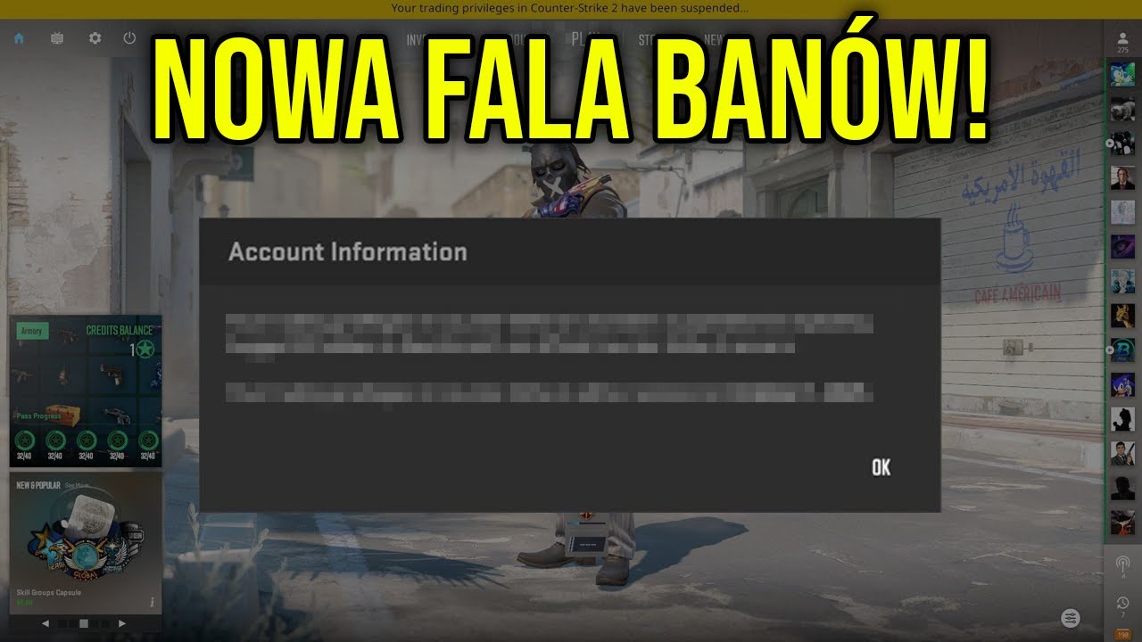 BANY DLA OSZUST&Oacute;W NADSZŁY! | INWESTYCJE CS2/CSGO/NEWS CS2
