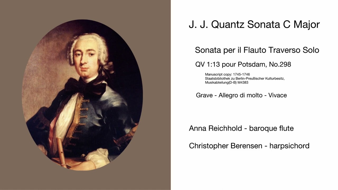Quantz Sonata C Major QV1:13