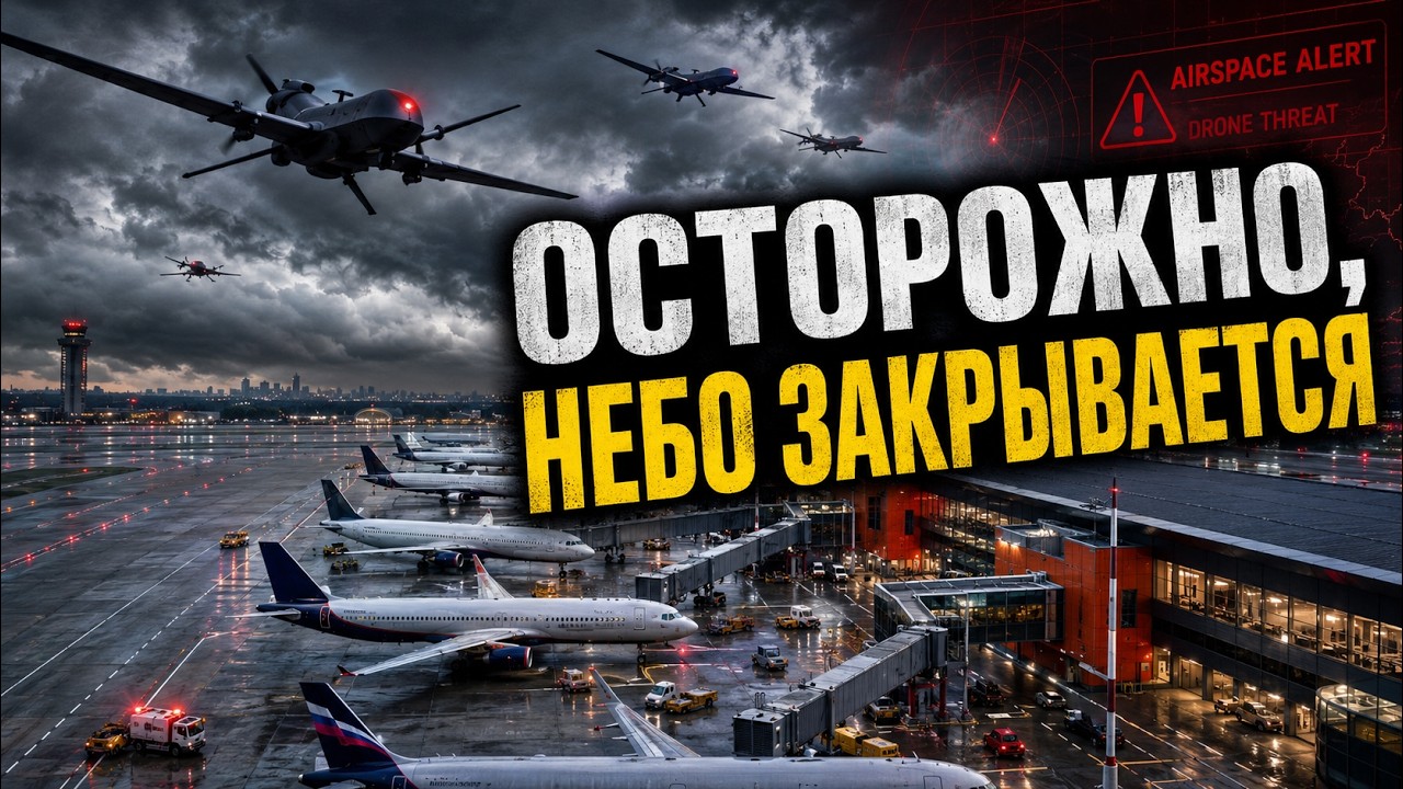 Конец авиасообщения. Украина закрывает российское небо. 03.09.2026