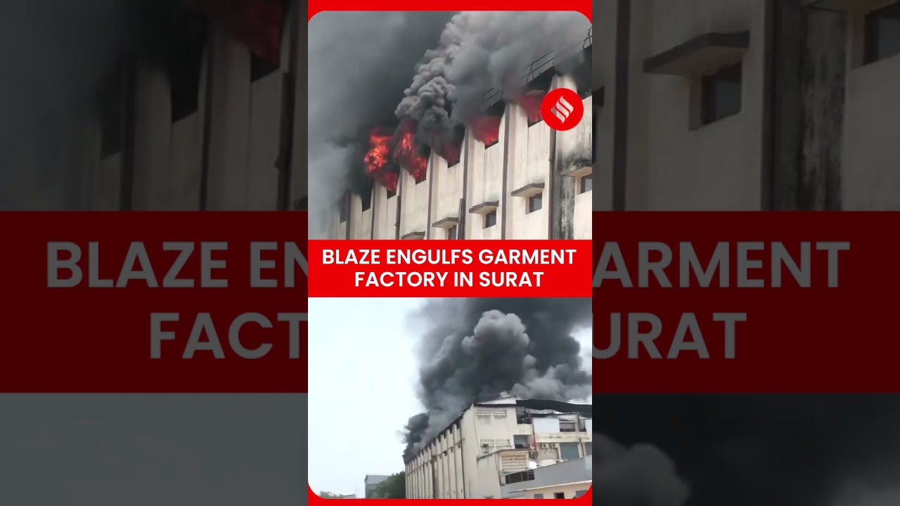 Fire Erupts at Manufacturing Unit in Surat, Emergency Teams on Spot