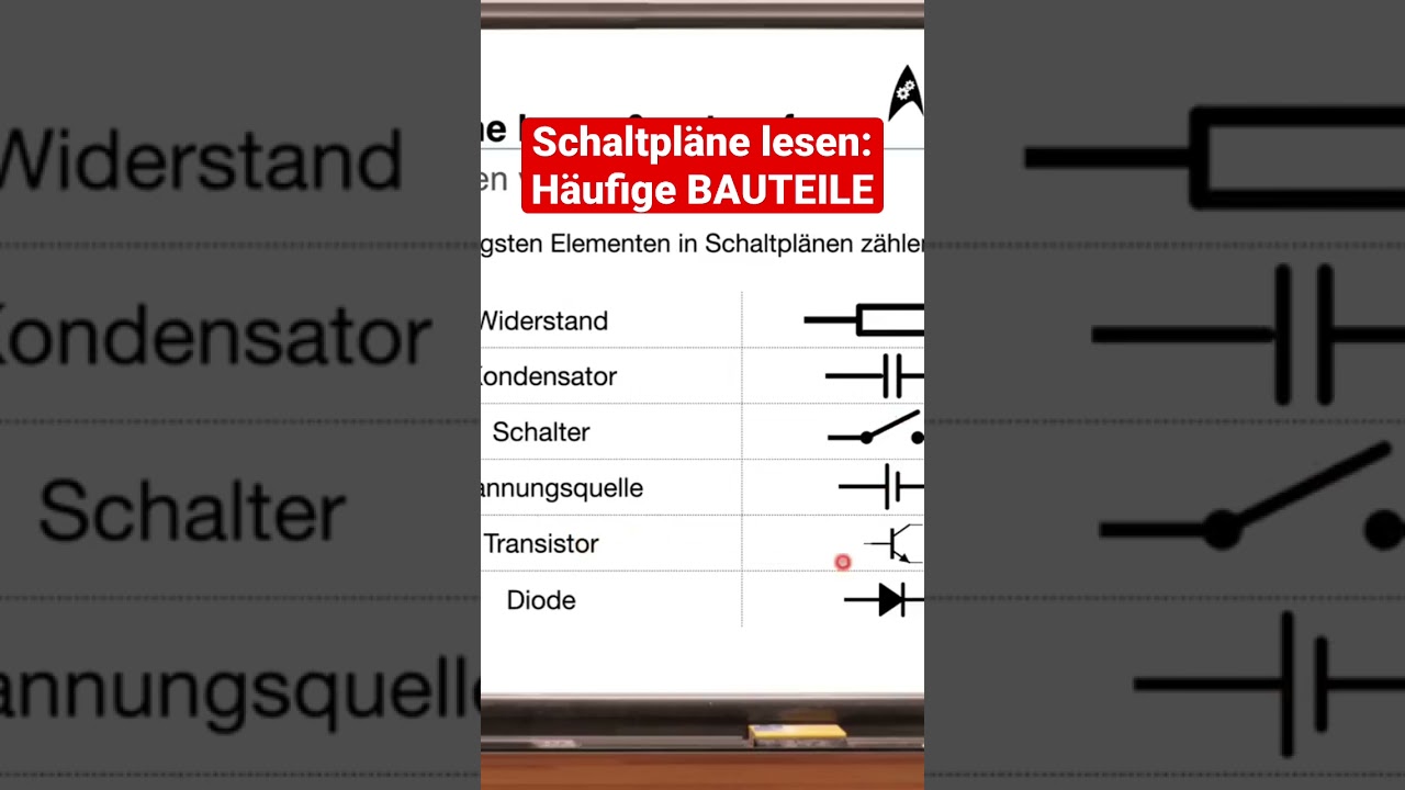 Schaltpl&auml;ne richtig lesen: H&auml;ufige Bauelemente
