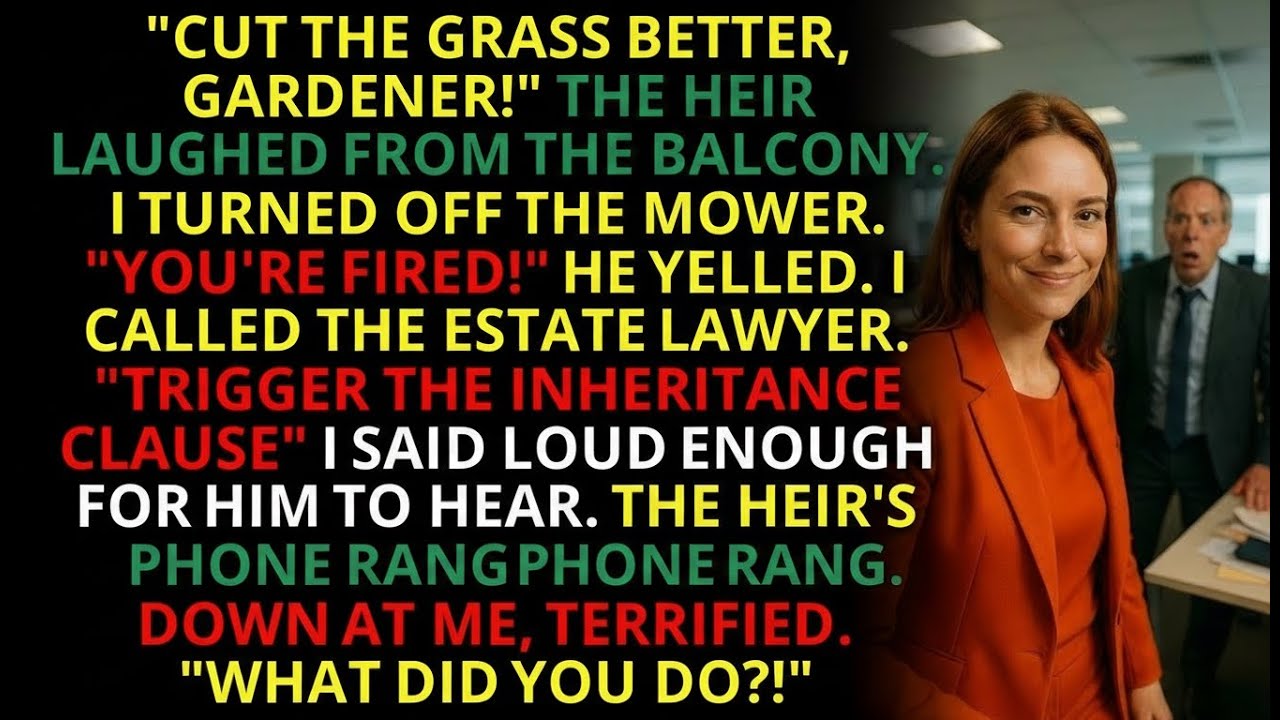 The Heir Fired Me, So I Triggered the Inheritance Clause   Corporate Revenge