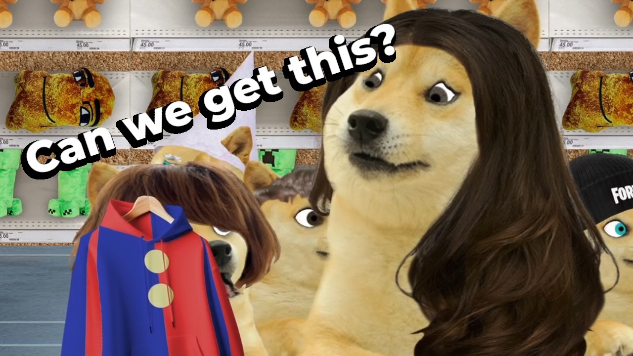 Shopping for school supplies #doge animation