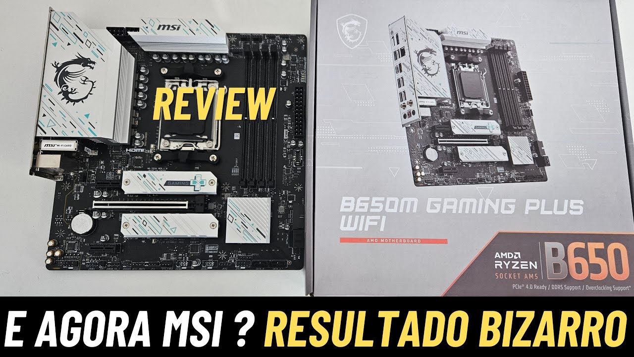 B650 M Gaming Plus WIFI MSI - Review - Nunca vi algo semelhante ! Simplesmente bizarro os resultados