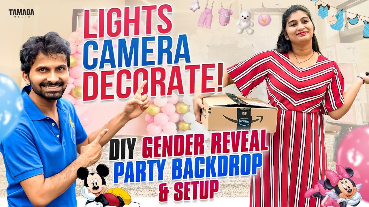 Setting Up & Decorating Club House Room for Gender Reveal Party | SRindhuja Telugu Vlogs from USA |