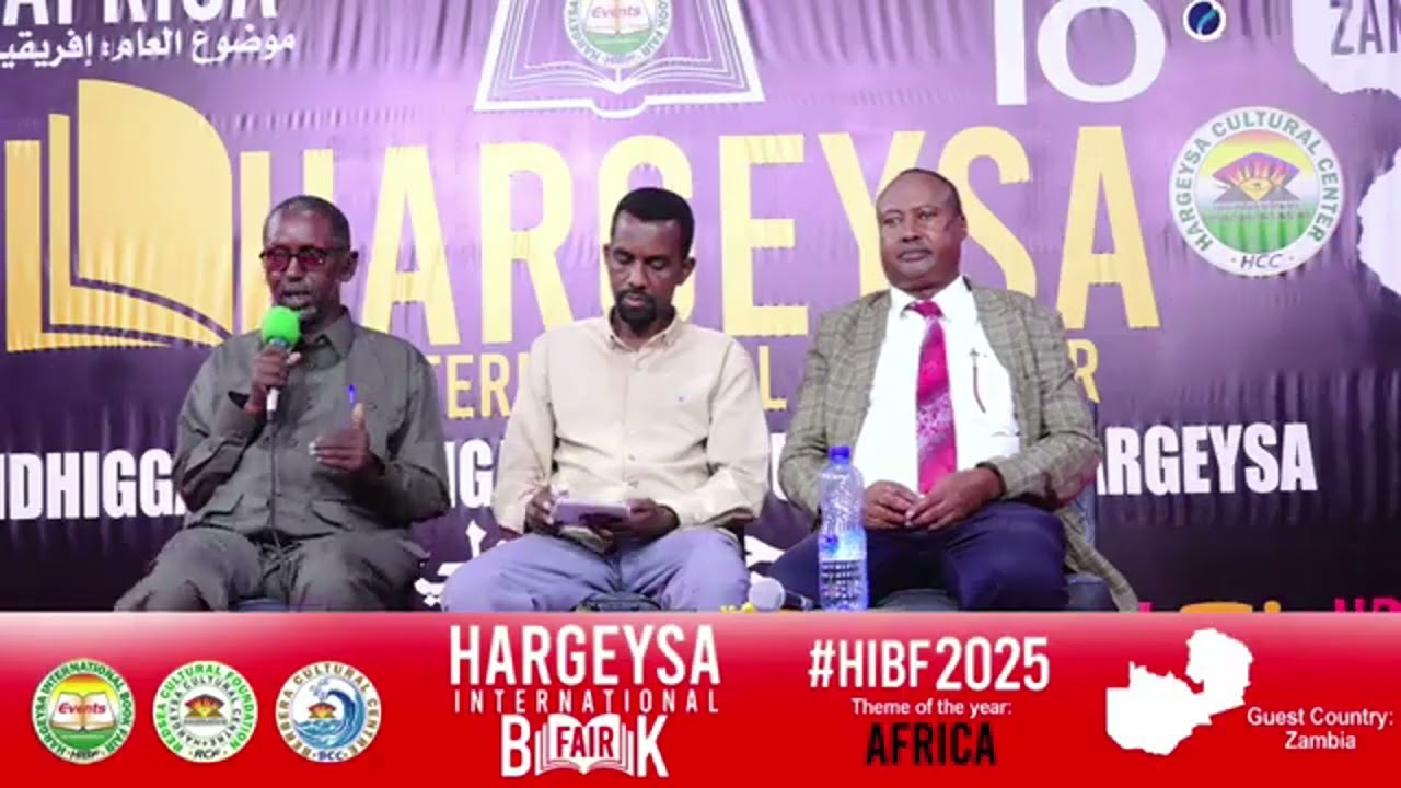 Abwaan Xasan sh. Muuse Sii'arag Xaflada Bandhiga buugaagta Hargeisa ( Hargeisa Book Fair) 2025