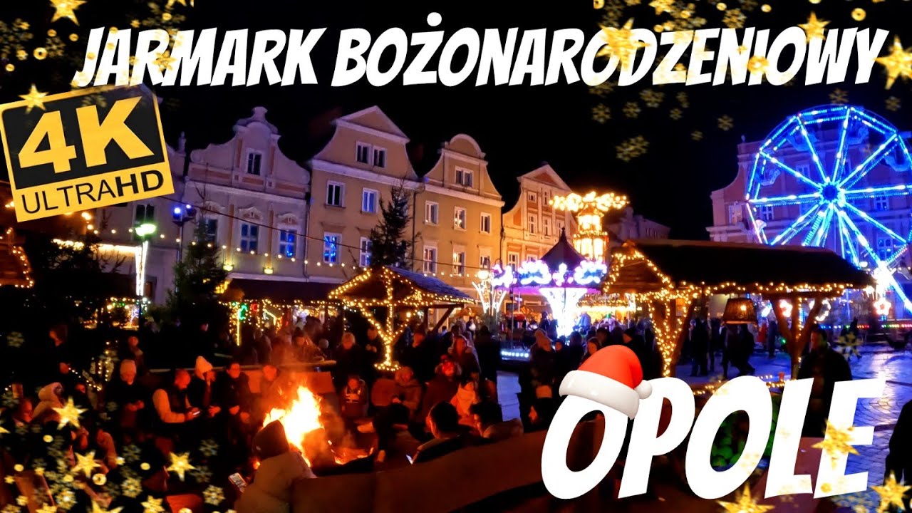 JARMARK BOŻONARODZENIOWY W OPOLU ❄️ 2024 ❄️ GoPro ❄️ 4K UHD