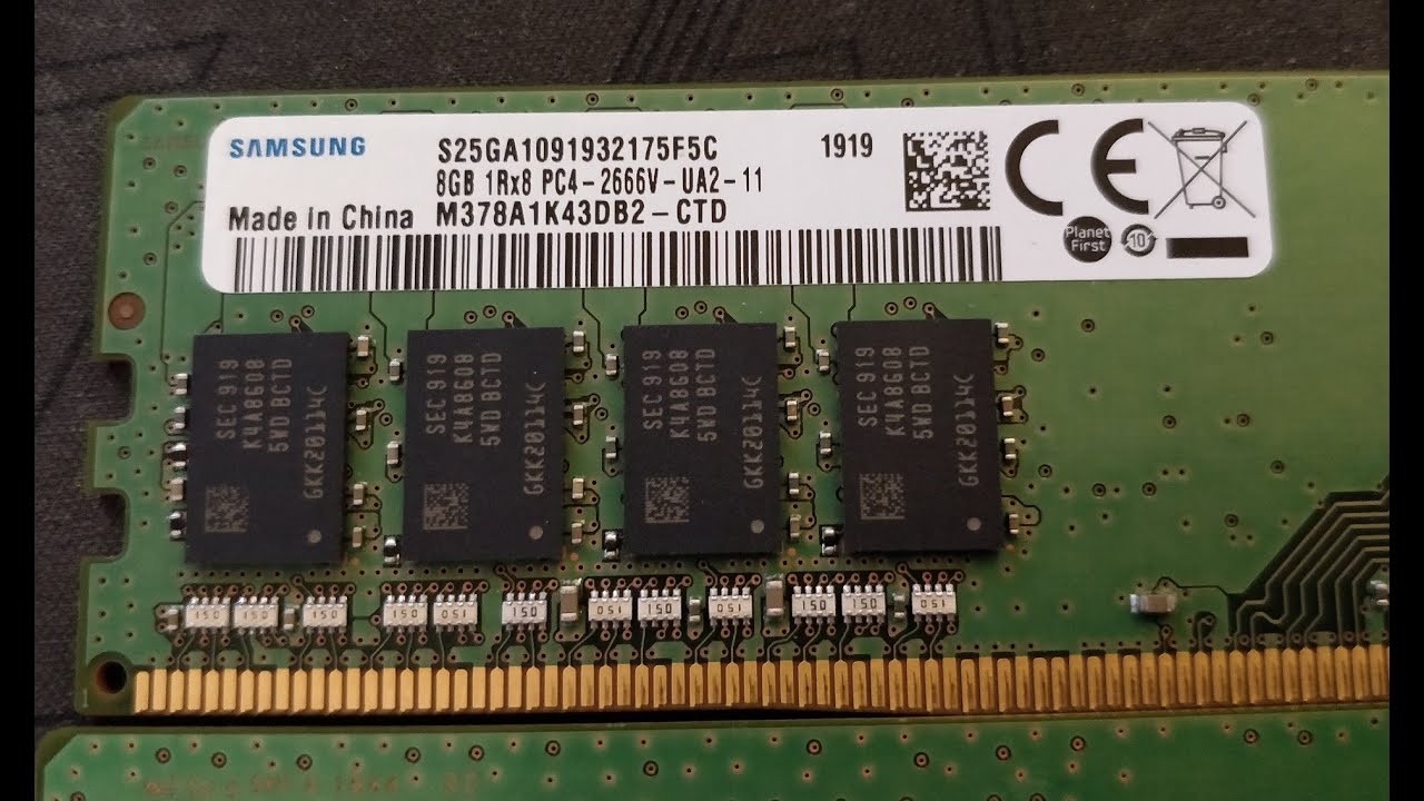 Overclocking DDR4-2666CL19 OEM Samsung DIMMs to DDR4-4600 on Z590 (SR S8D)