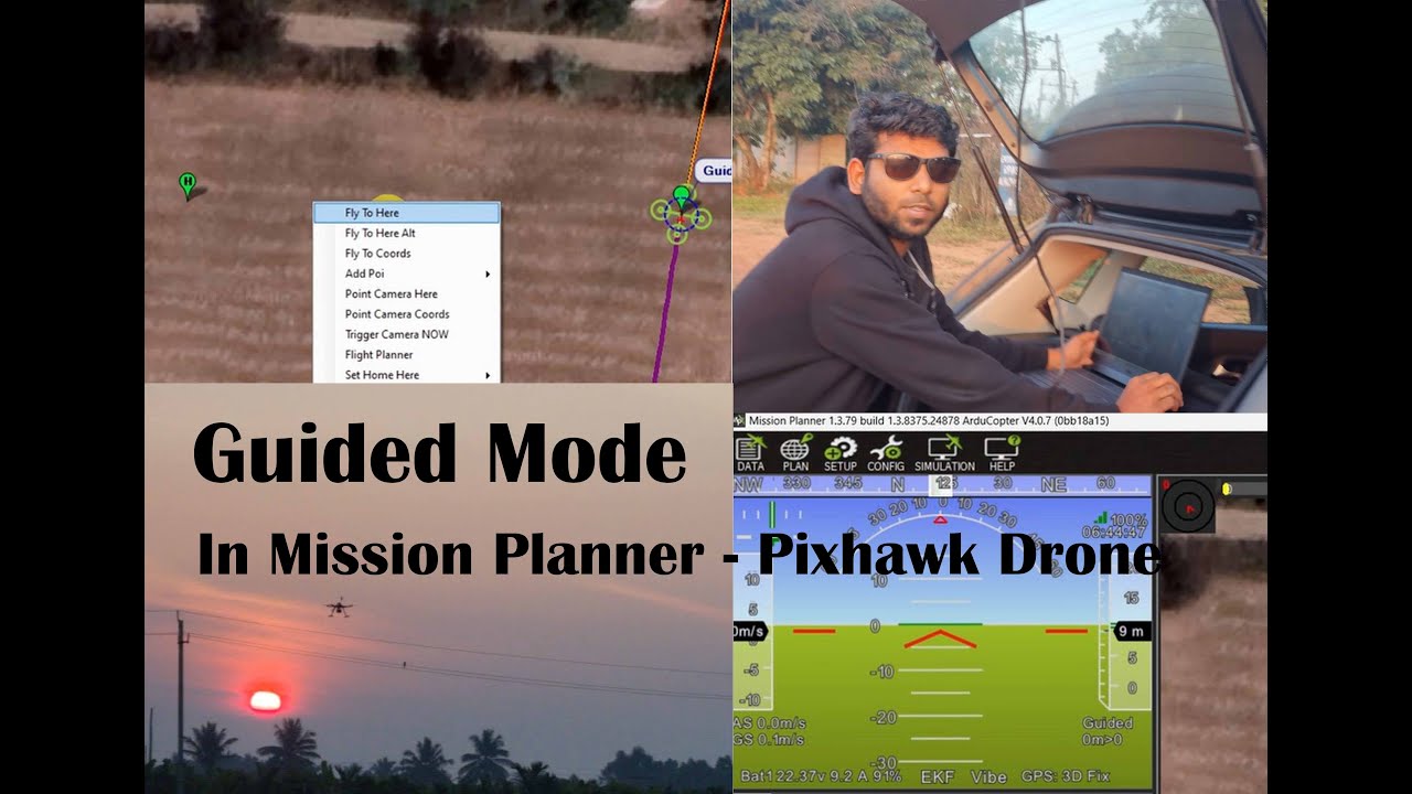 Beginner's Tutorial: How to Fly in Guided Mode - Pixhawk Drone