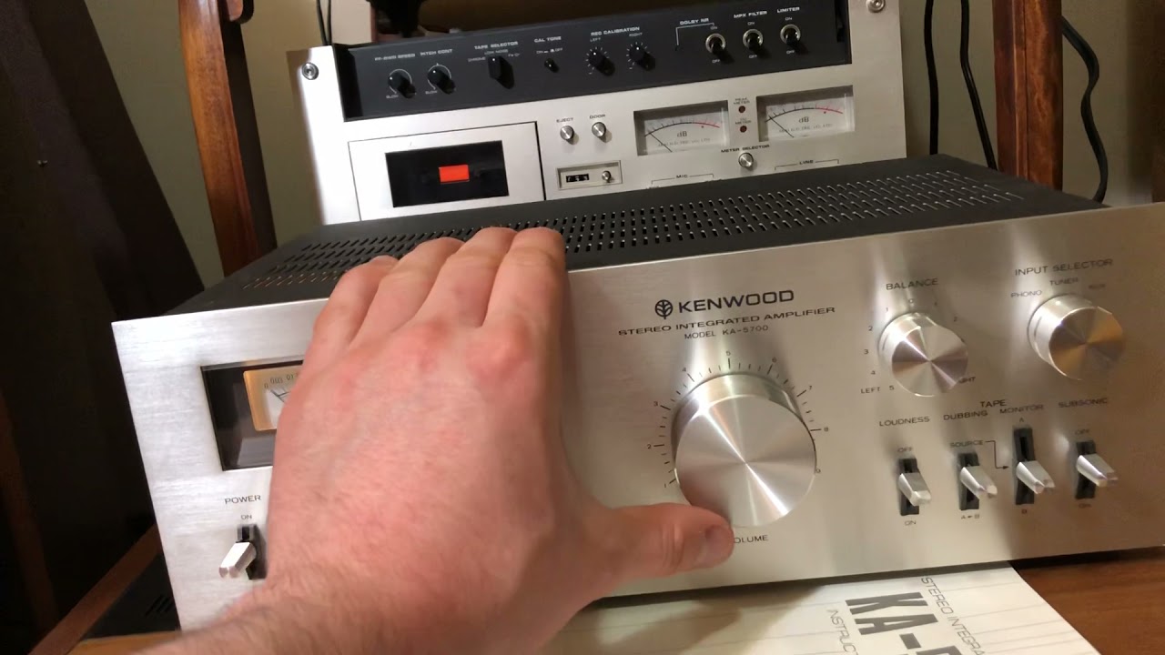 1979 KENWOOD KA-5700 Integrated Amp