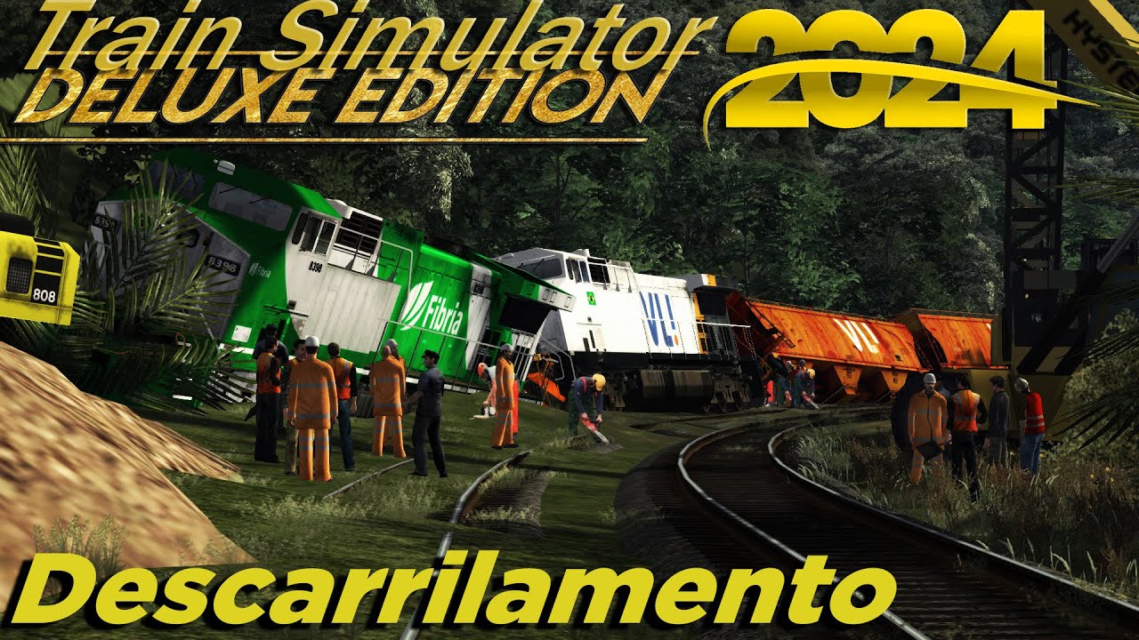 Train Simulator Deluxe Edition 2024 / Acidente na Serra