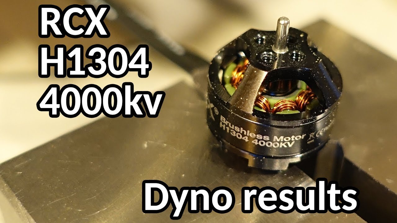 RCX 1304-4000kv Dyno results