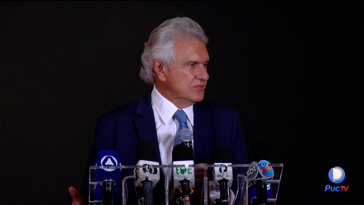 GOVERNADOR RONALDO CAIADO CONCEDE COLETIVA APÓS JUSTIÇA ELEITORAL DECRETAR SUA INELEGIBILIDADE