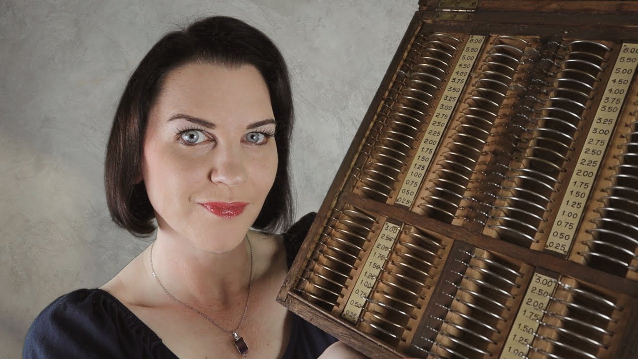 ASMR Eye Exam Lens 1 or 2 (looking through lots of lenses, measuring you for glasses)