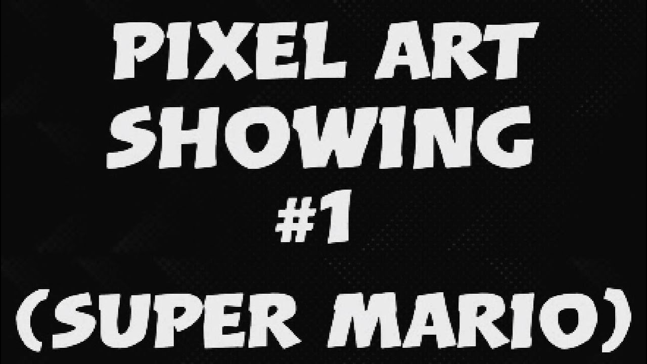 Super Mario Pixel Art