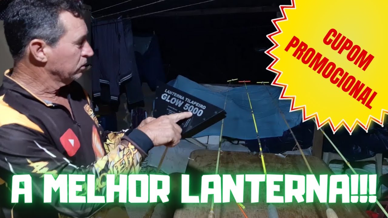 A MELHOR LANTERNA PARA PESCARIA!!!! + CUPOM DE DESCONTO!!!