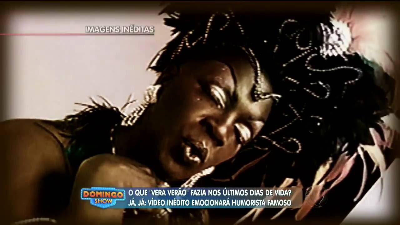 Domingo Show mostra v&iacute;deos in&eacute;ditos de Vera Ver&atilde;o
