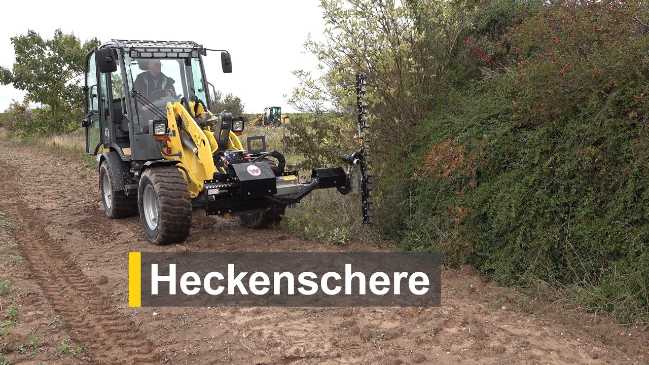 Heckenschere Episode 5 Wacker Neuson Anbaugeräte Radlader