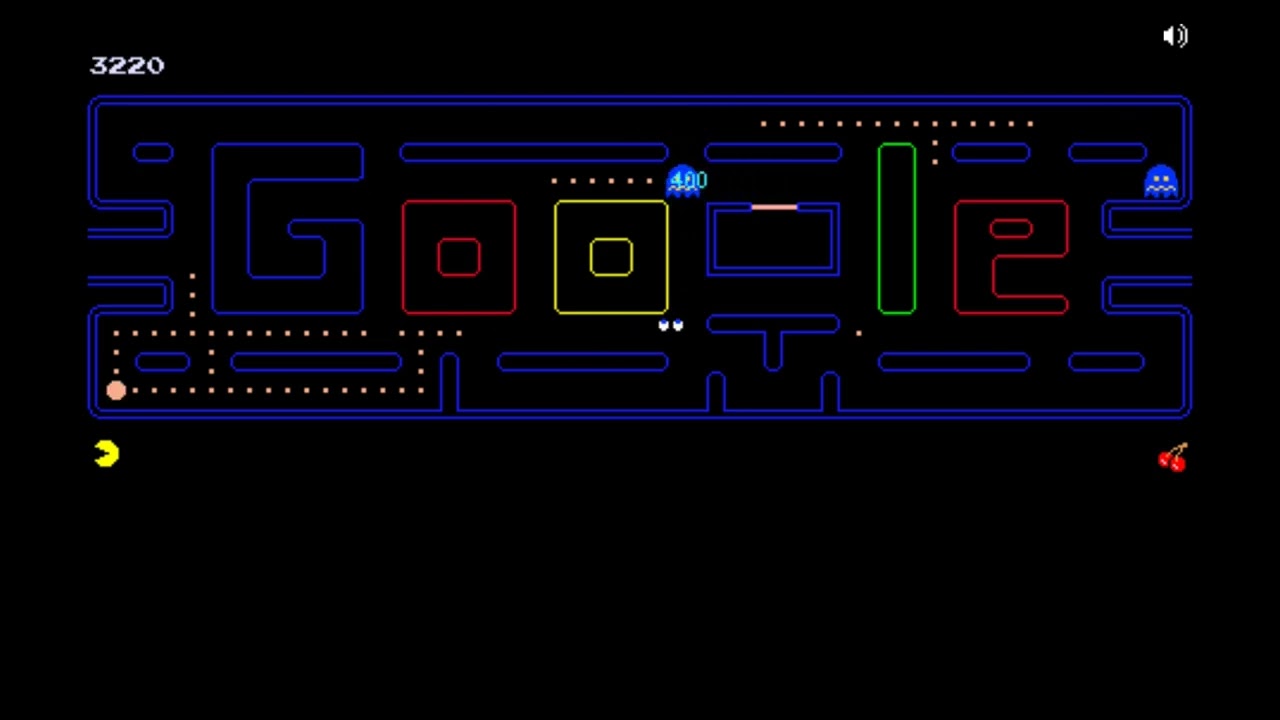 I played the pac-man google game.