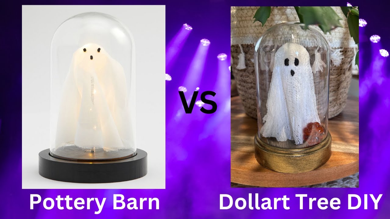 DIY Dollar Tree Pottery Barn Dupe Ghost