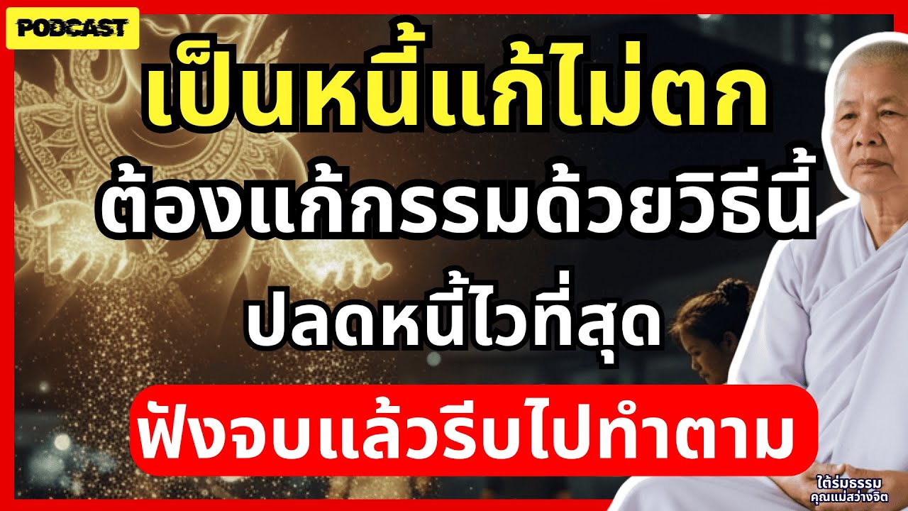 เป็นหนี้แก้ไม่ตก...ต้องแก้กรรมด้วยวิธีนี้ 