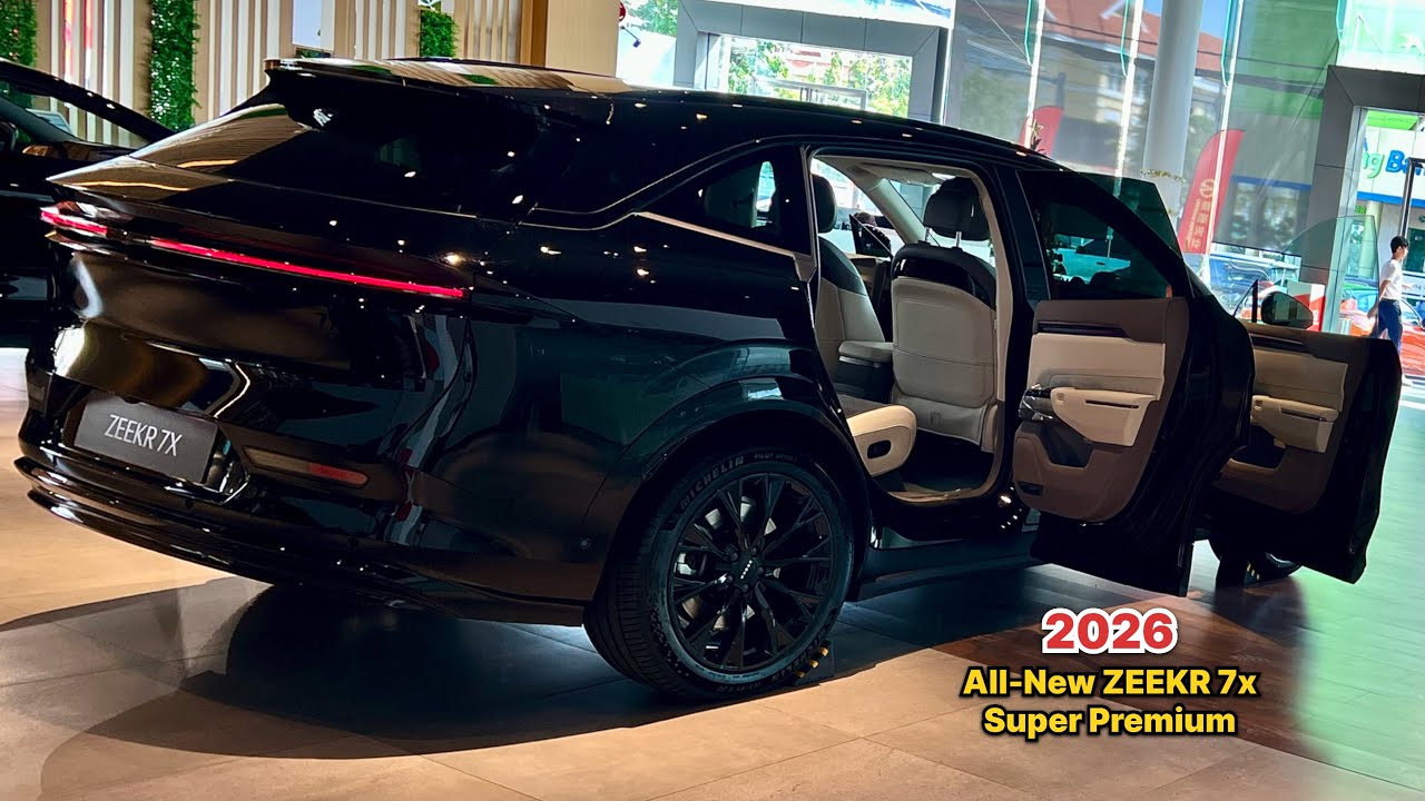 All-New 2026! ZEEKR 7X Super Premium - New Performance Exterior and Interior