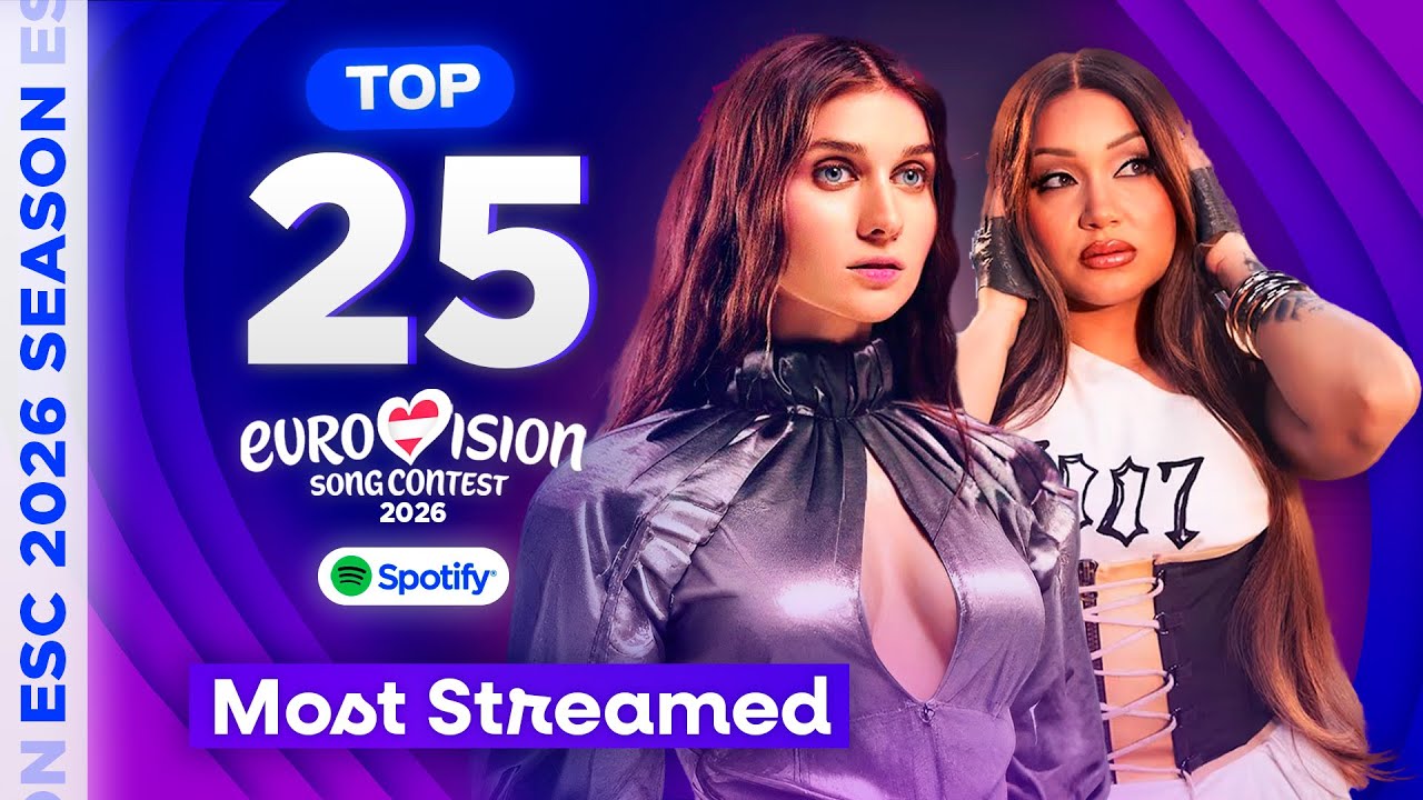 Eurovision Season 2026: Most Streamed on Spotify (TOP 25)