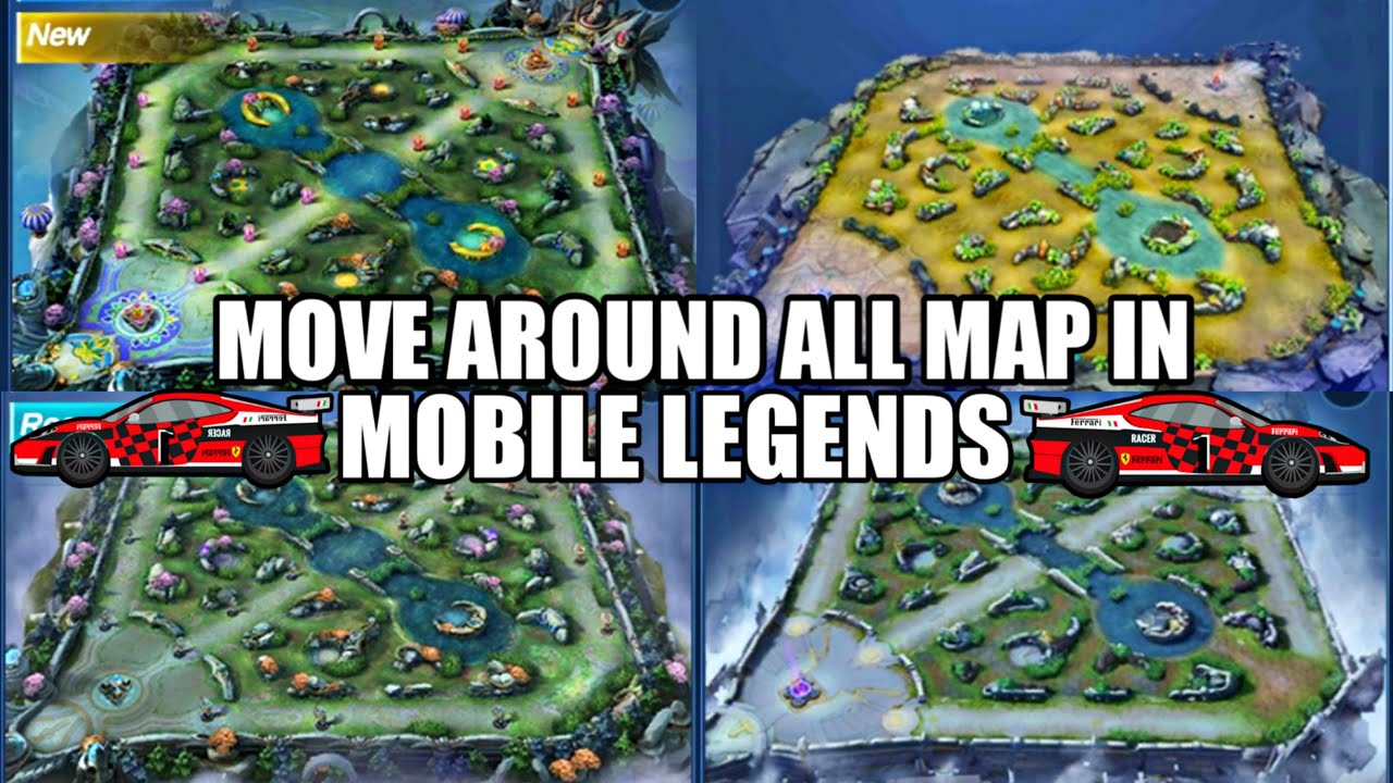 ALL 4 MAPS IN MOBILE LEGENDS | MOBILE LEGENDS ALL 4 MAP TOUR - THE VALORIAN
