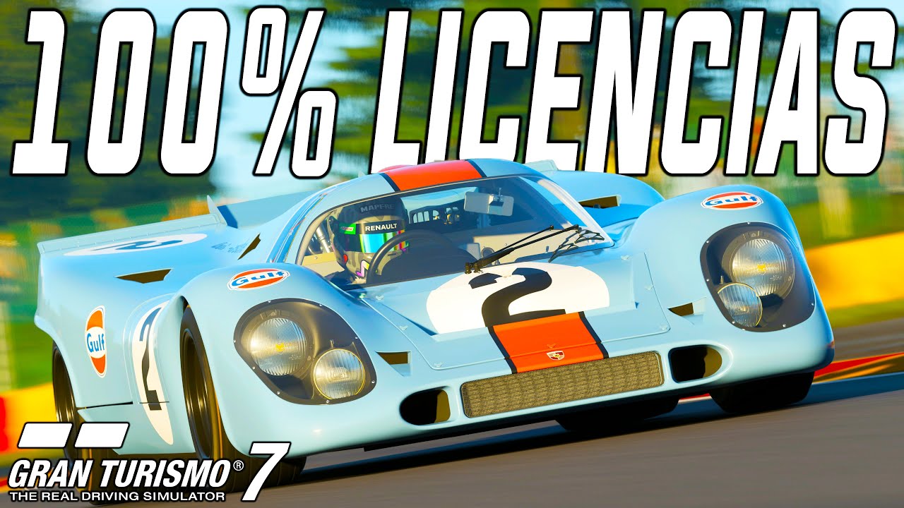 COMPLETAMOS TODAS LAS LICENCIAS DE GRAN TURISMO 7 CON LAS NUEVAS FISICAS