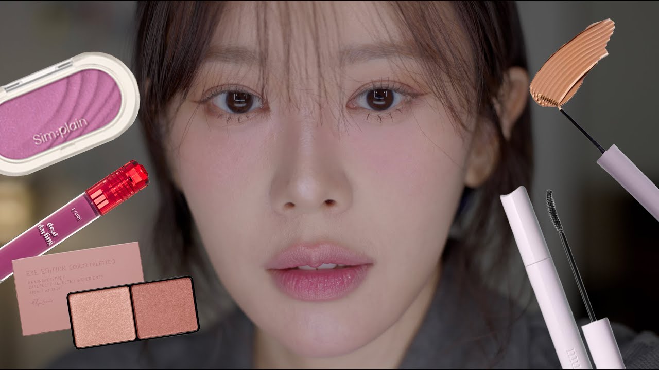 チーク主役のパンジーピンクメイク..💕 | ettusais・mude.・3CE・etude・BANILA CO.etc