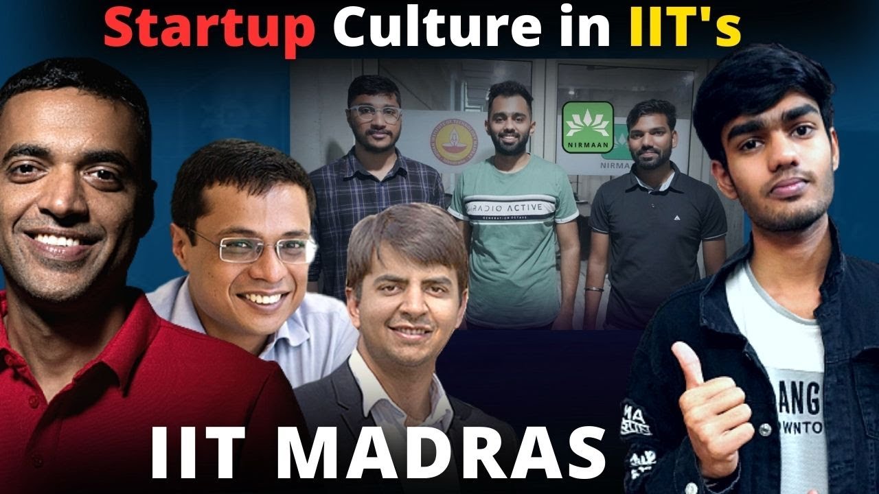 Startup Culture in IIT'S | IIT Madras  @IITBombayOfficialChannel @PhysicsWallah