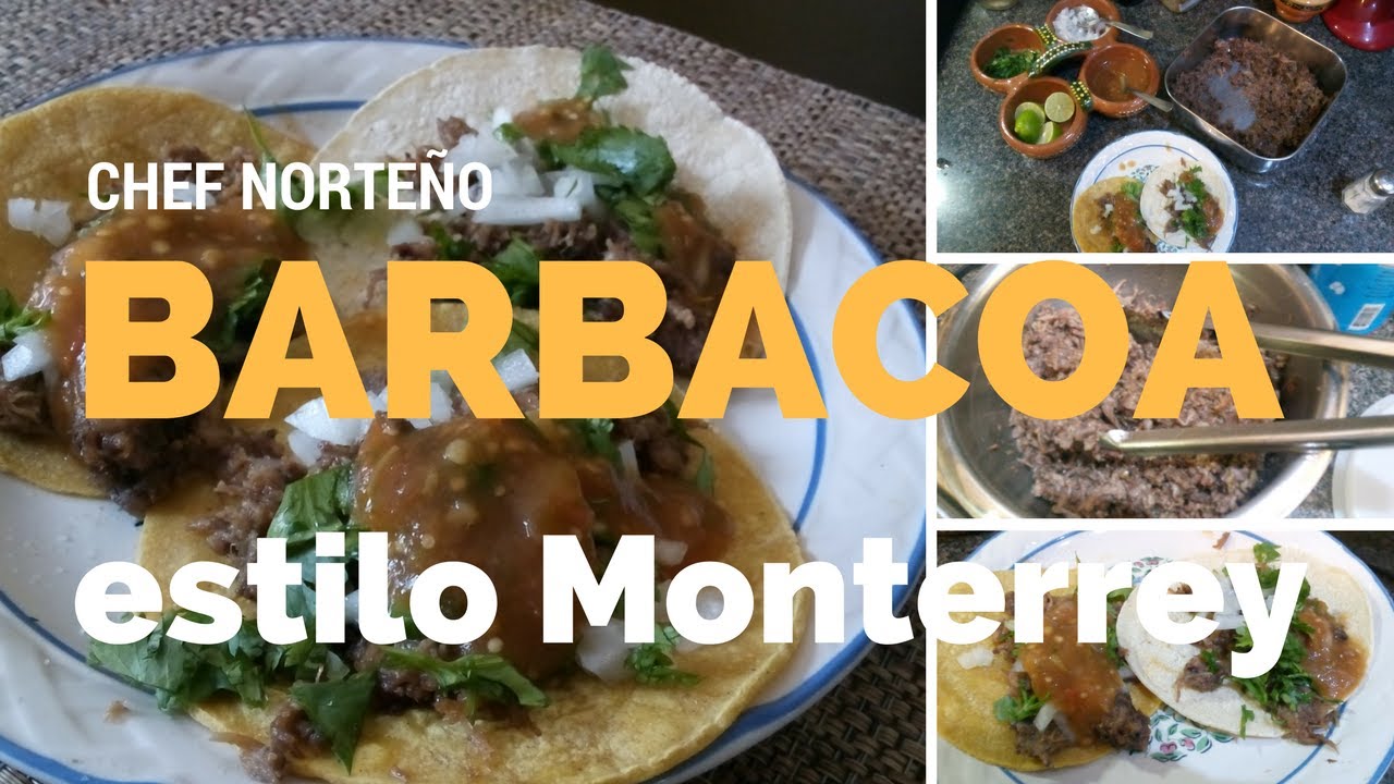 BARBACOA estilo Monterrey - Receta del Chef Norteño